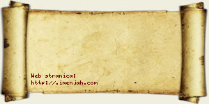 Andjelina Miljojković vizit kartica